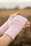 Cawdor Cashmere Wristwarmers - Blossom