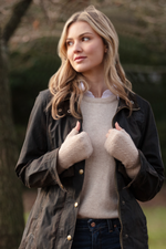 Cawdor Cashmere Wristwarmers - Latte